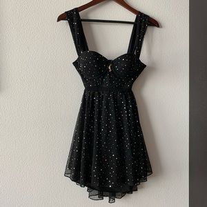 Margarita Mermaid Sparkle Mini Dress